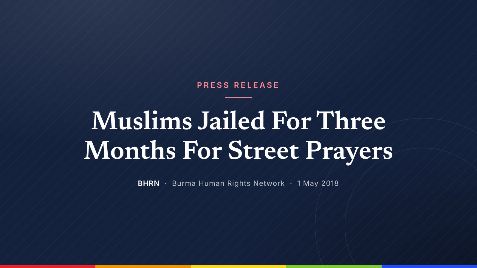 Muslims Jailed For Three Months For Street Prayers