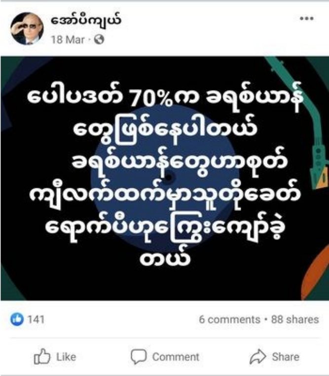 အစီရင်ခံစာပါ မှတ်တမ်းပုံ